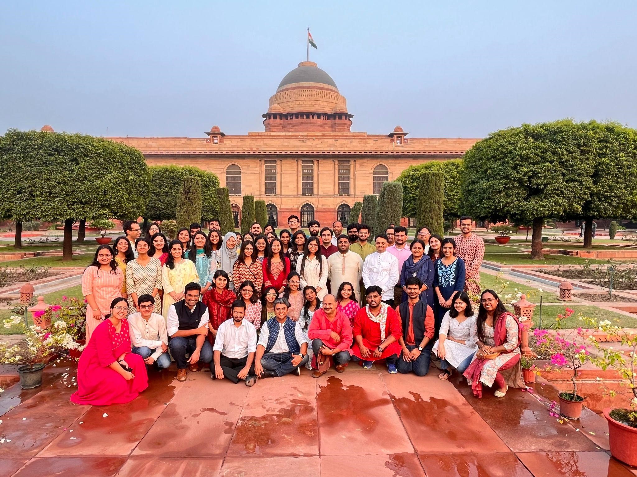 Visit to Rashtrapati Bhawan during the GDi 3rd Foundation Day Celebration